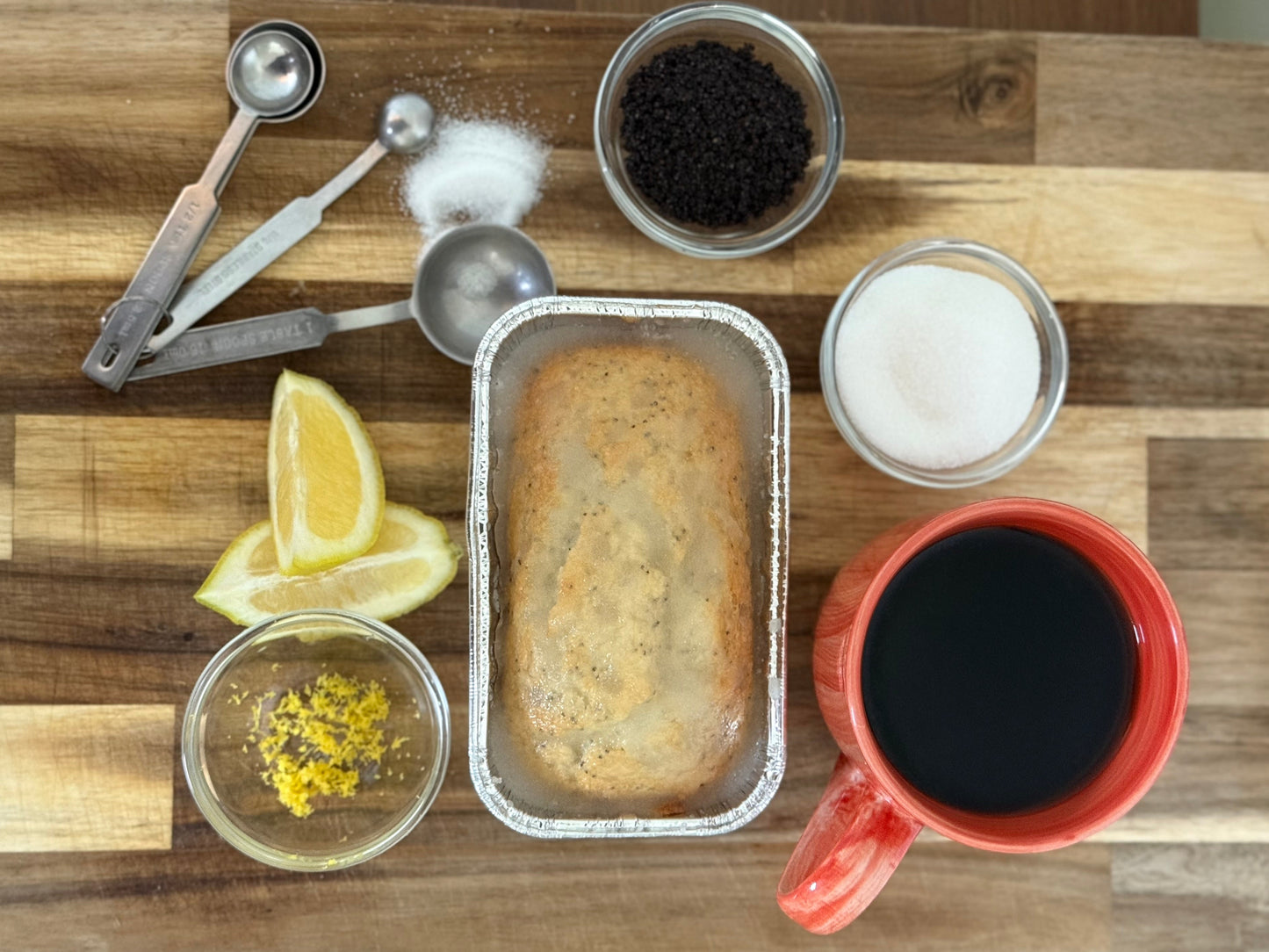 Lemon Poppy  Mini Loaf