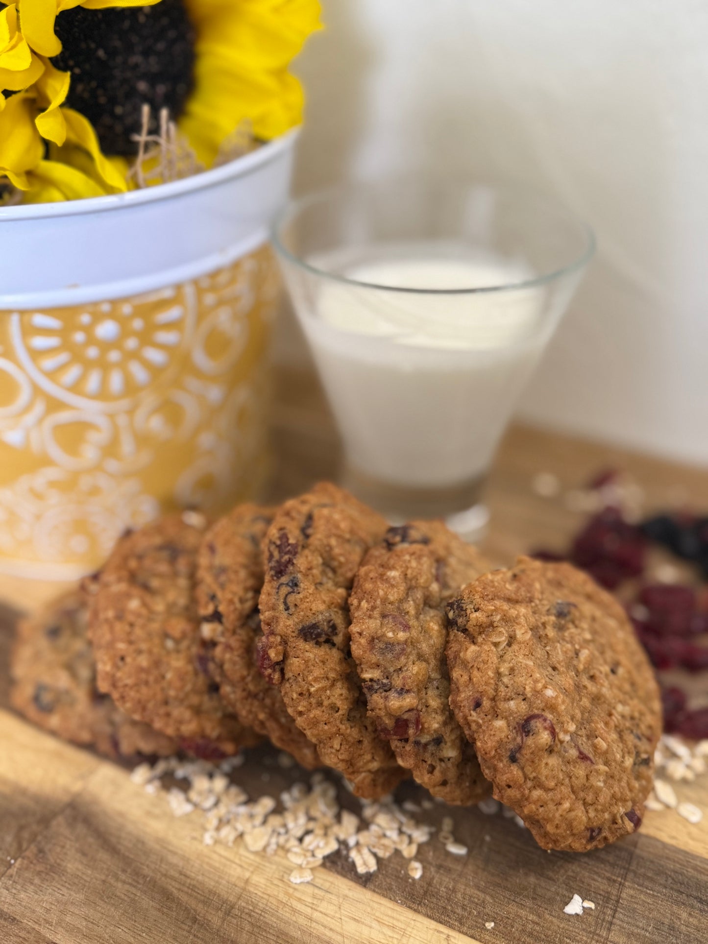 Cranberry Oatmeal Raisin Cookies