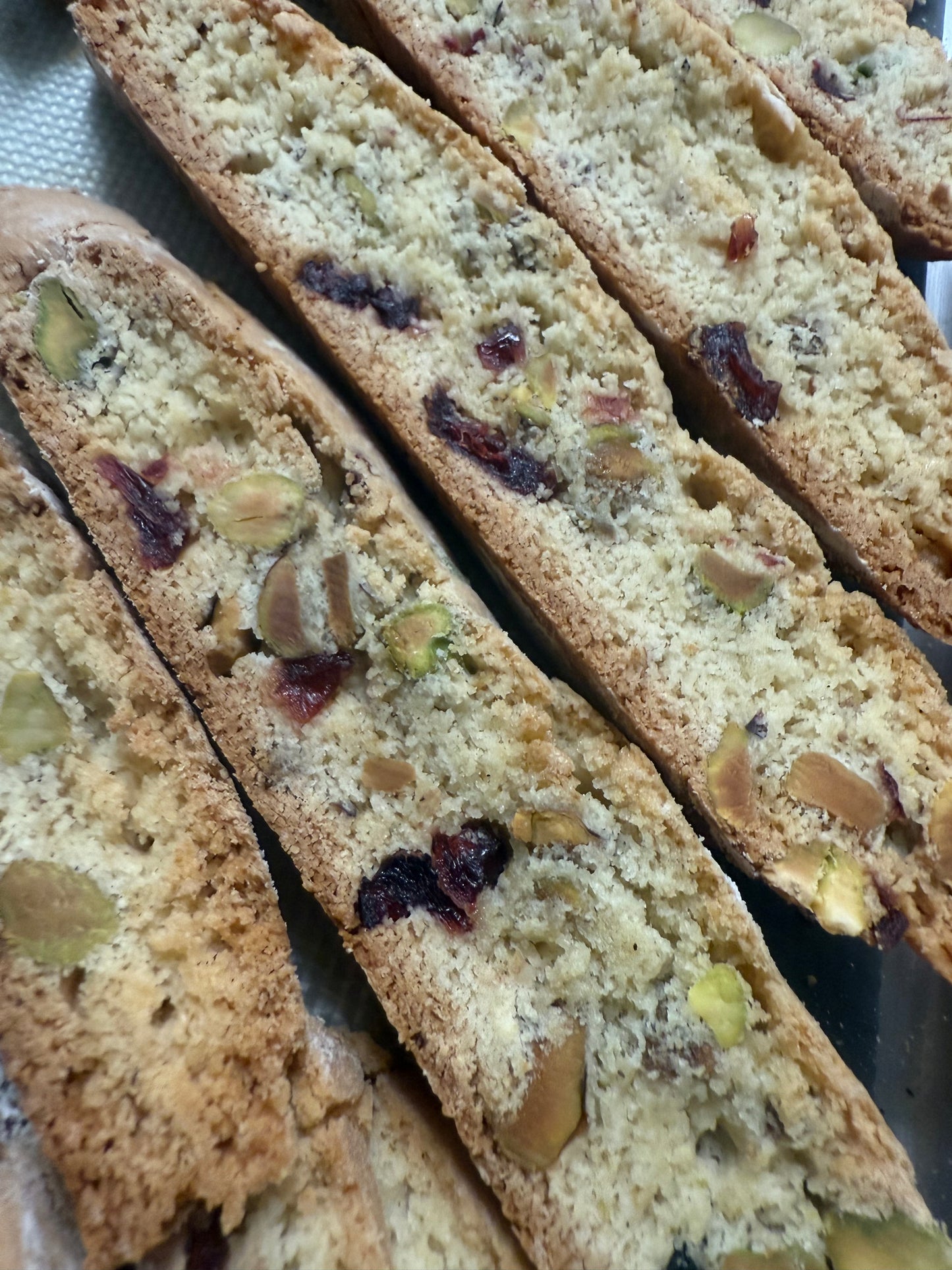 Cranberry Pistachio Biscotti