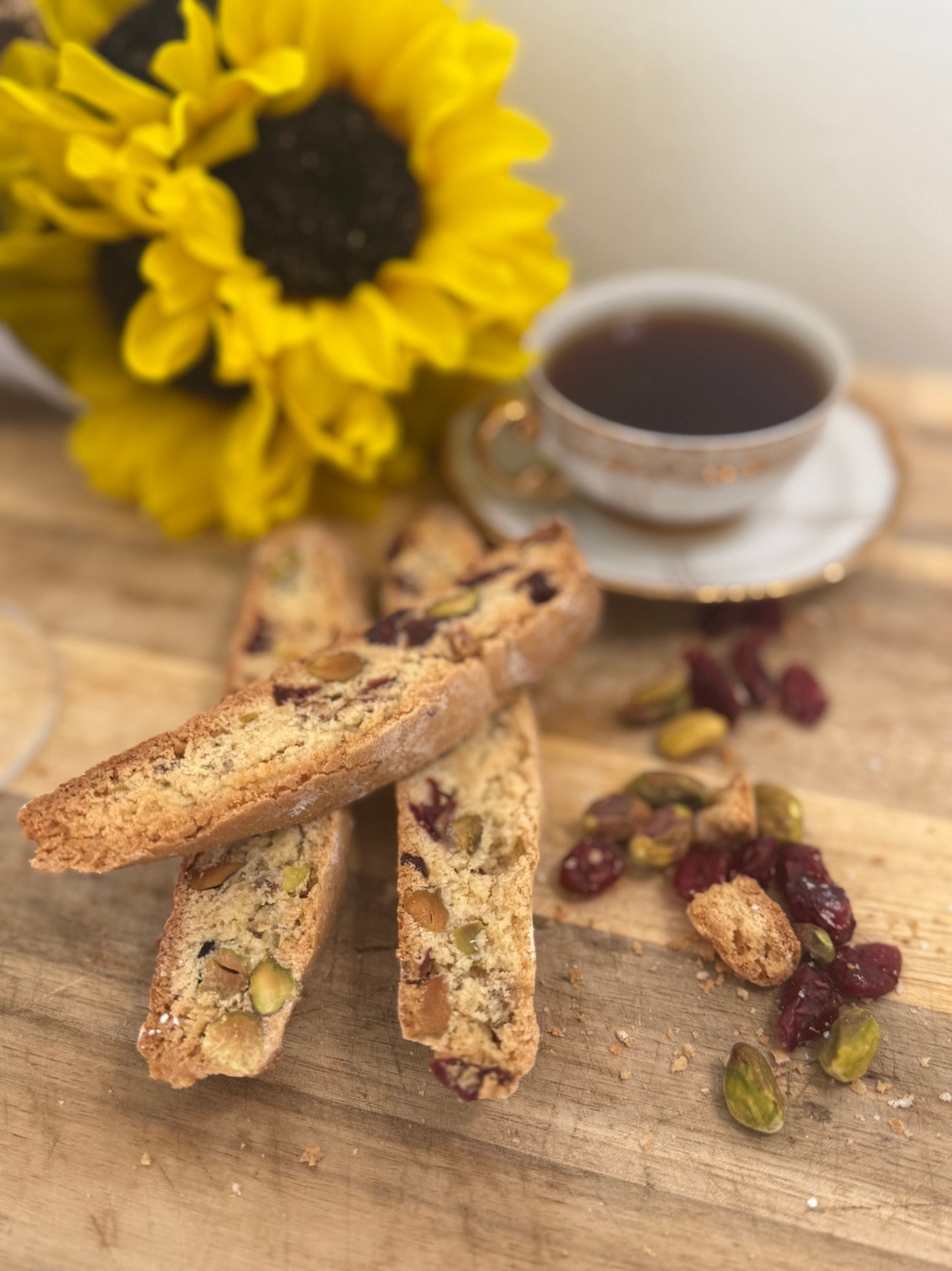 Cranberry Pistachio Biscotti